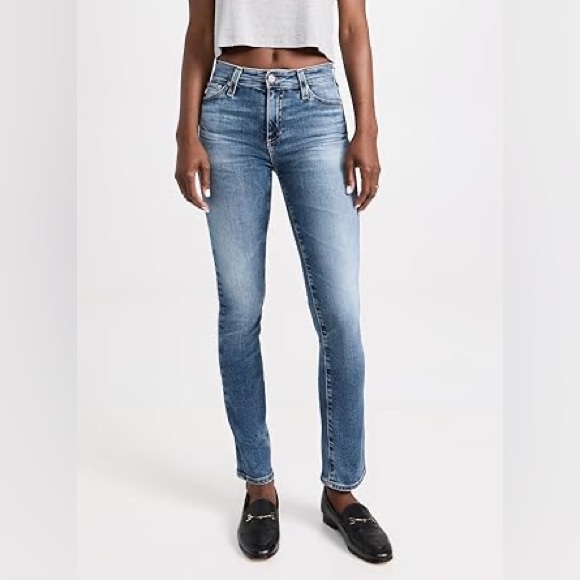Ag Adriano Goldschmied Denim - AG Adriano Goldschmied Women's The Mari High Rise Straight Leg Jean Size 26R